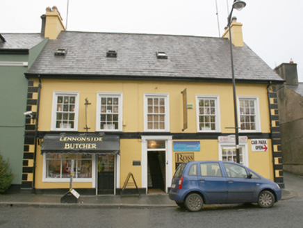 Lennonside Butchers\Bridge Laundrette and Cleaners, The Mall, Baynes Lane, RATHMELTON, Ramelton,  Co. DONEGAL