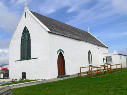Teach Pobail Cholmcille Naofa [Saint Columbkille's Catholic Church], TORY ISLAND, Oileán Thoraí [Tory Island],  Co. DONEGAL