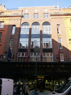 Weir and Sons, 97-99 Grafton Street,  Dublin 2,  Co. DUBLIN