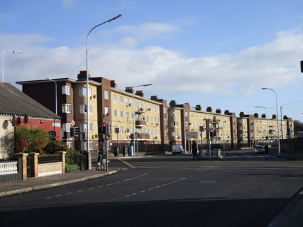 Poplar Row Flats, Poplar Row, Dublin 3, DUBLIN Buildings of Ireland