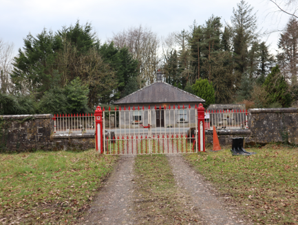 3:Gate lodge and main entrance, pre-1894, from east
