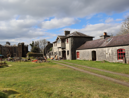 5:Northern part of farmyard; coach house and stable