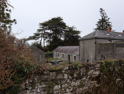6:View from walled garden east towards farm buildings, now apartments
