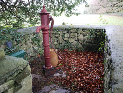 Well and pump, c.1880, to east of farmyard