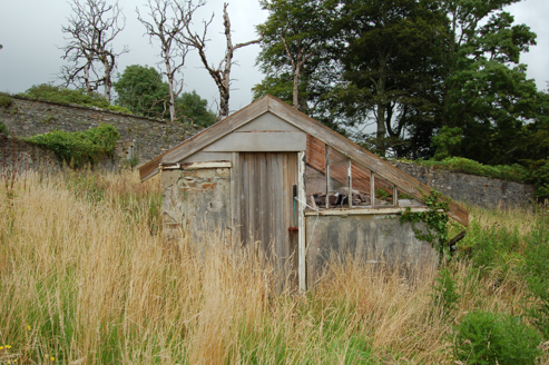 Potting shed in eastern section of walled garden