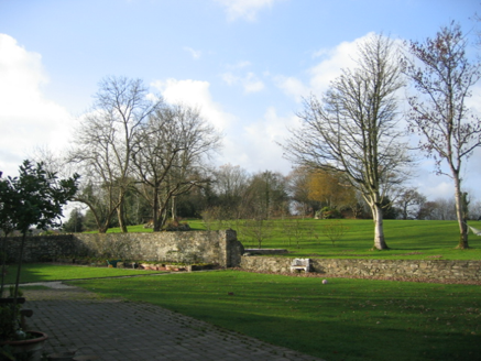 Site of outhouse, now a garden