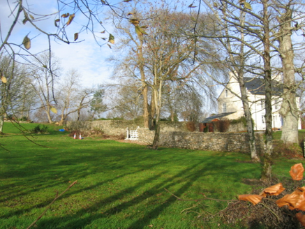 Site of former orchards southwest of house now a garden