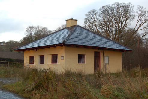 Gate lodge,  looking northeast