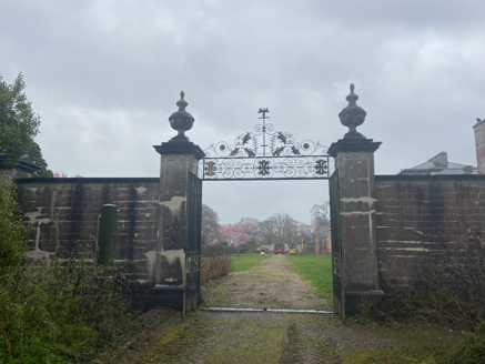 21: Gate to north lawn terrace