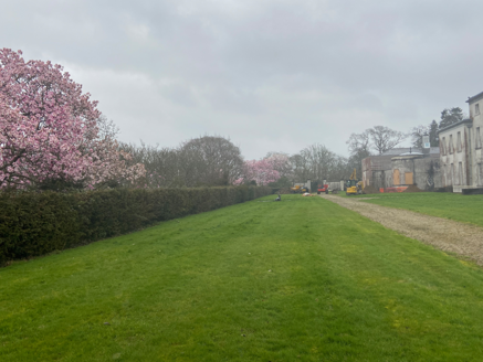 21: Lawn terrace to north of house