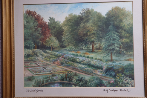 3: Undated historic image of Dutch garden