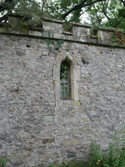 9:Folly wall in walled garden.