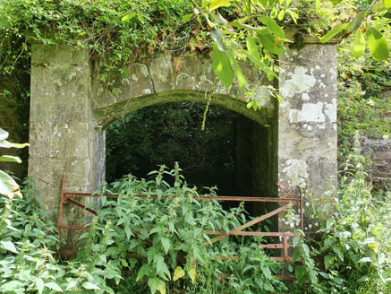 Entrance to walled garden from upper eastern side.