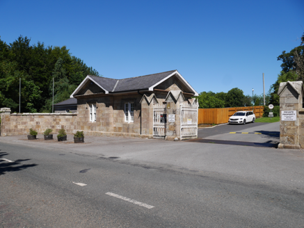 4:Gate lodge and entrance.